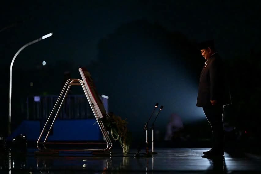 Prabowo Hadiri Upacara Ziarah Nasional dan Renungan Suci di Hari Pahlawan