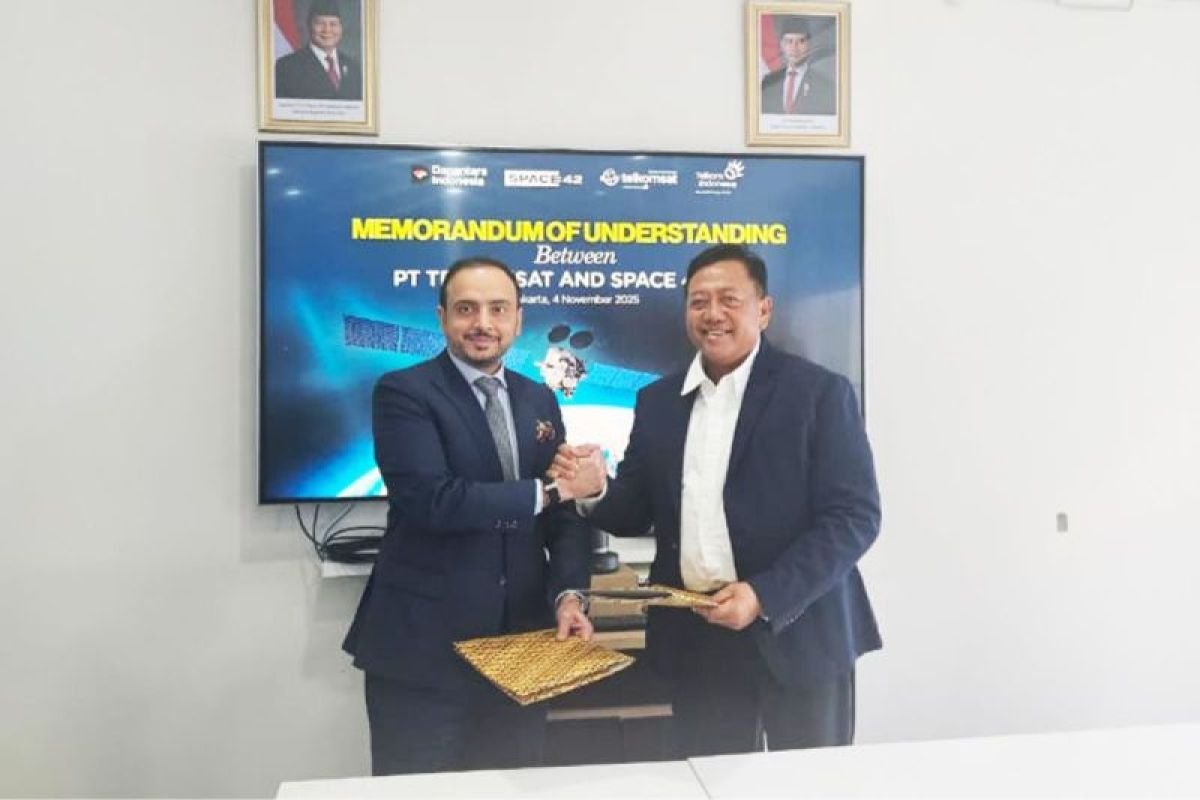 Telkomsat Gagas Kerja Sama Konektivitas Satelit dengan Space42 Abu Dhabi