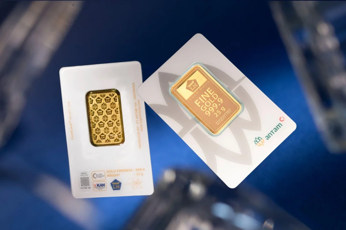 Emas Antam Pegadaian Alami Penurunan Harga Rp10.000
