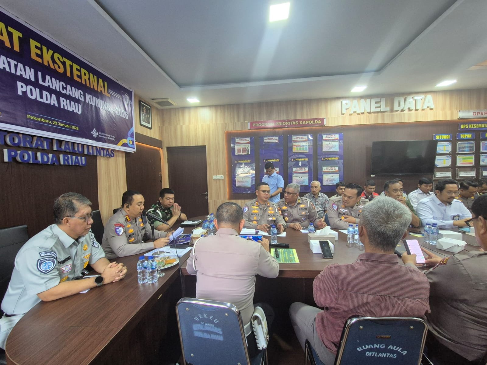 Jasa Raharja Riau Hadiri Rapat Koordinasi Eksternal Operasi Keselamatan Lancang Kuning 2026