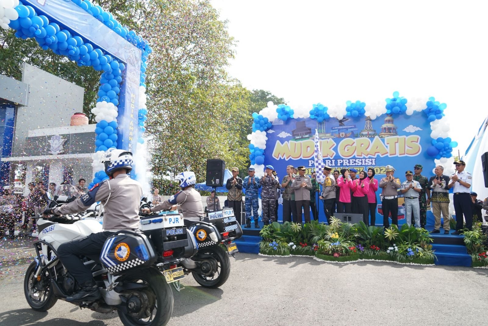 Mudik Aman Keluarga Bahagia, Polda dan Jasa Raharja Kalsel Berangkatkan 617 Pemudik