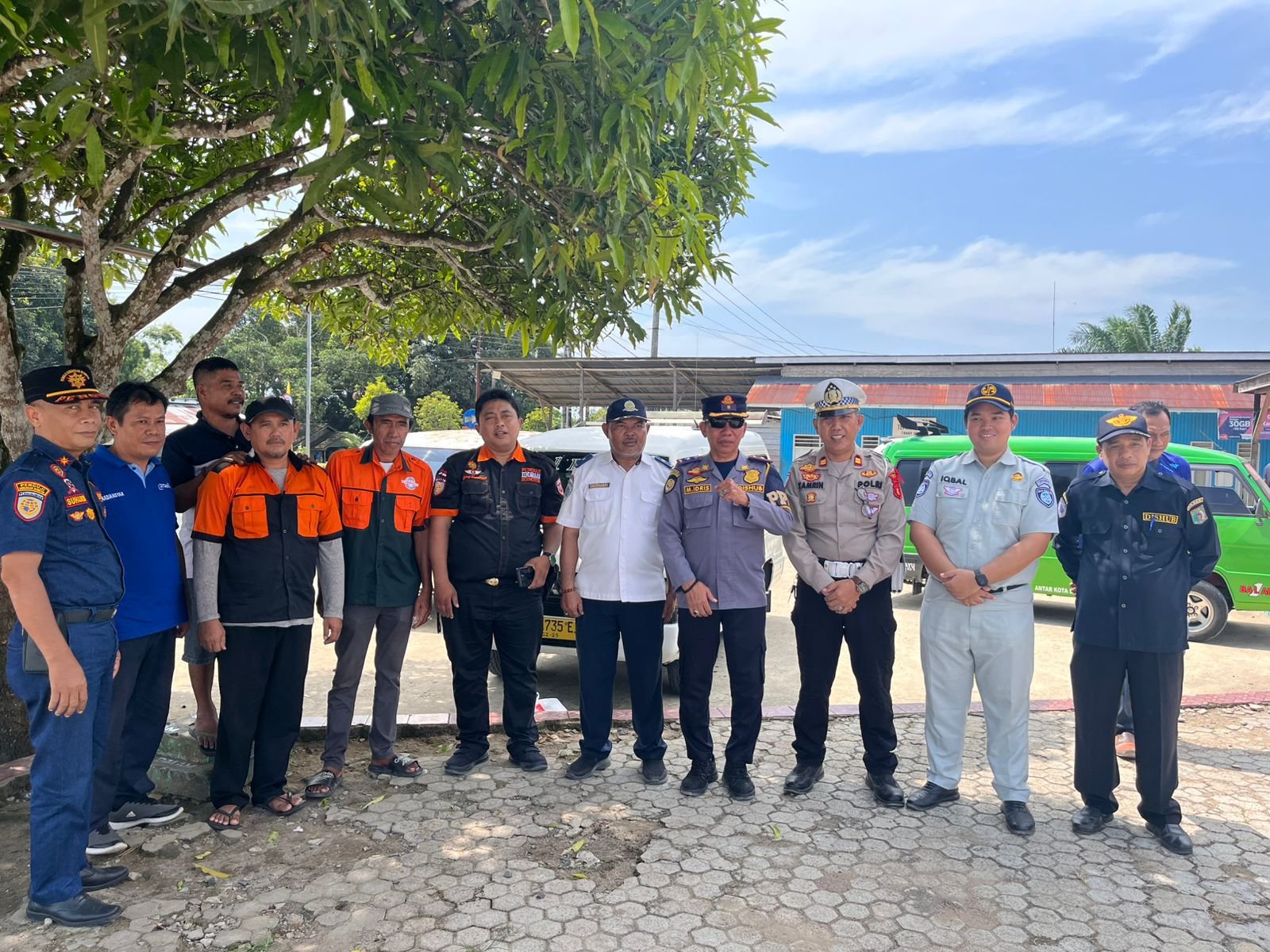 Perkuat Keselamatan Transportasi, PT Jasa Raharja Kanwil Kalimantan Timur dan Stakeholder Gelar Rampcheck Angkutan Umum di Terminal Tepian Batang Kab. Paser