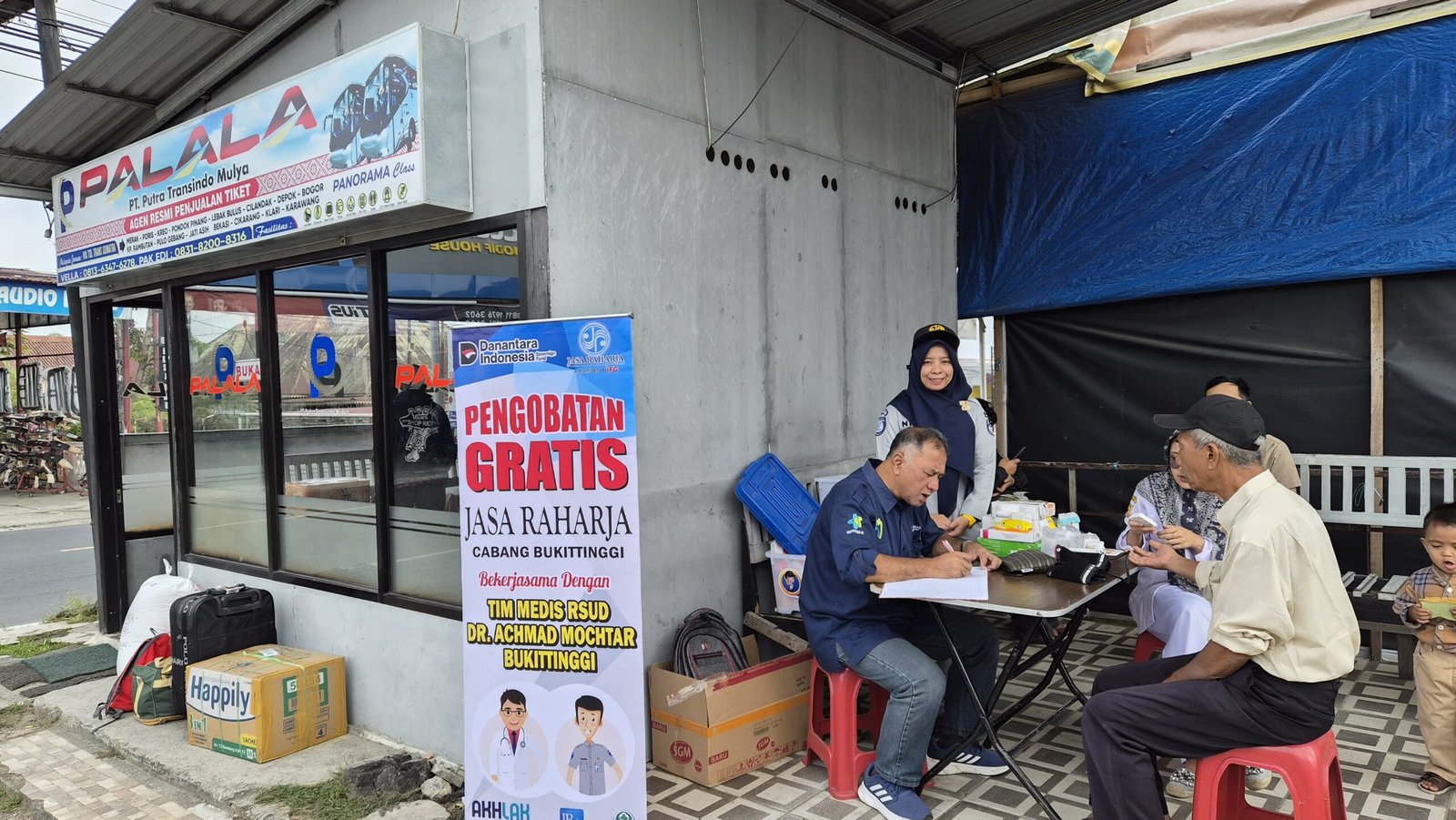 Fokus pada Kesehatan Kru dan Penumpang, Jasa Raharja Bukittinggi Gelar MUKL di Pool PO Palala