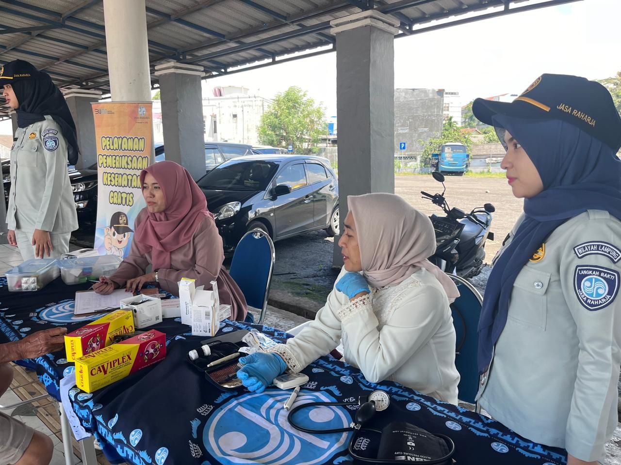 Pastikan Keselamatan Mudik, Jasa Raharja Wilayah Lampung Hadirkan Pemeriksaan Kesehatan Gratis di Terminal Rajabasa