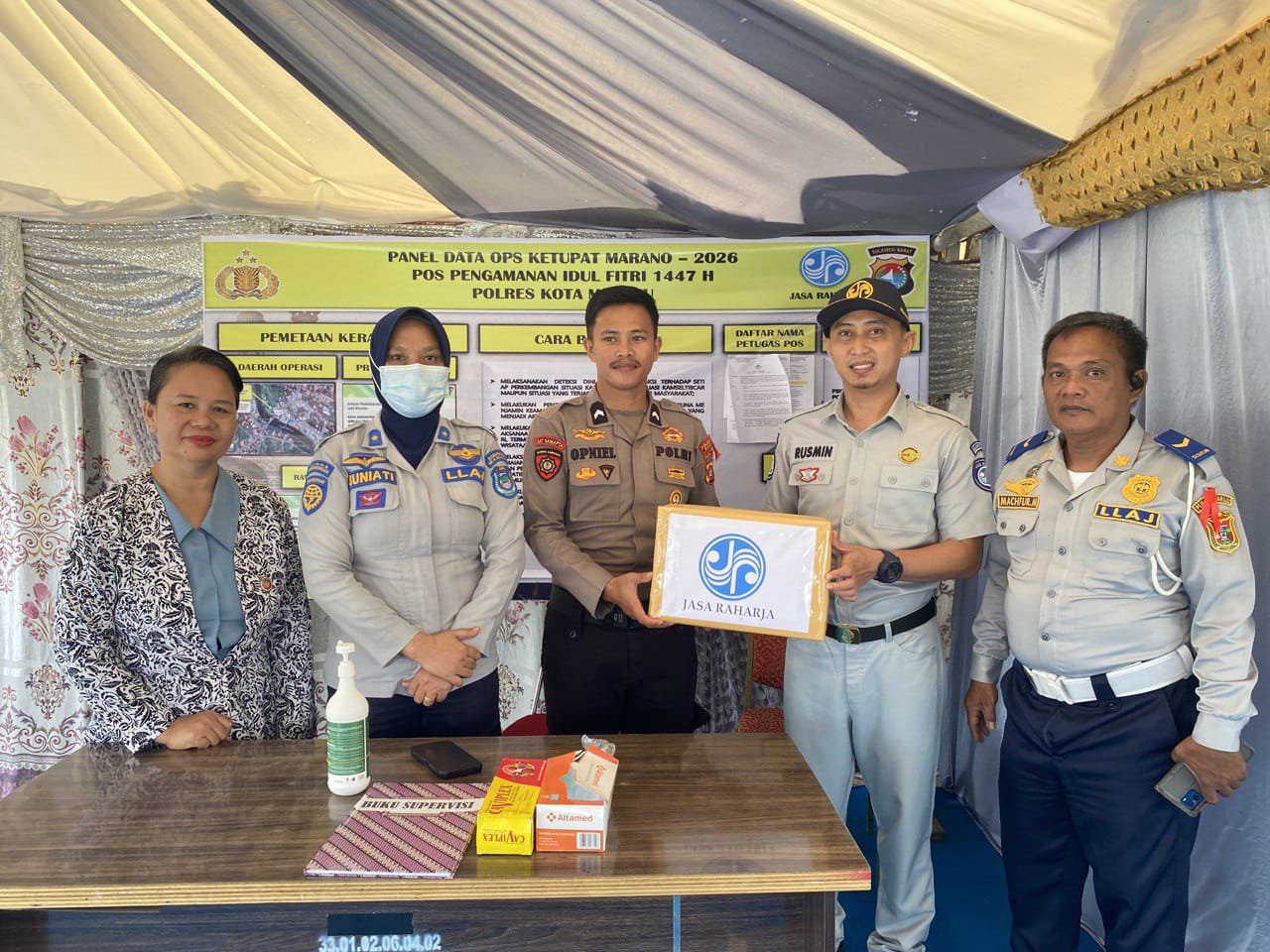 Operasi Ketupat 2026: PT Jasa Raharja Cabang Mamuju Gelar Aksi Simpatik, Beri Dukungan Nyata bagi Petugas