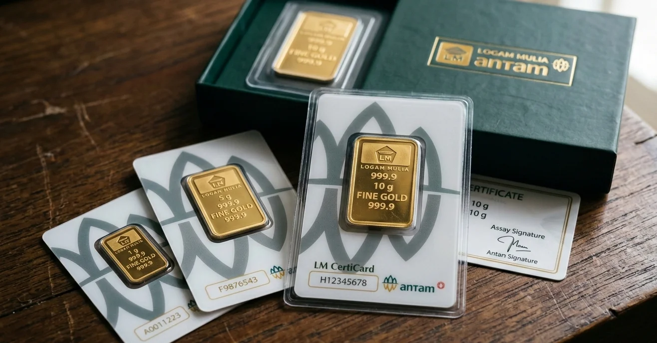 Harga Emas Antam Melemah Rp30 Ribu, Bertahan di Kisaran Rp2,8 Juta per Gram