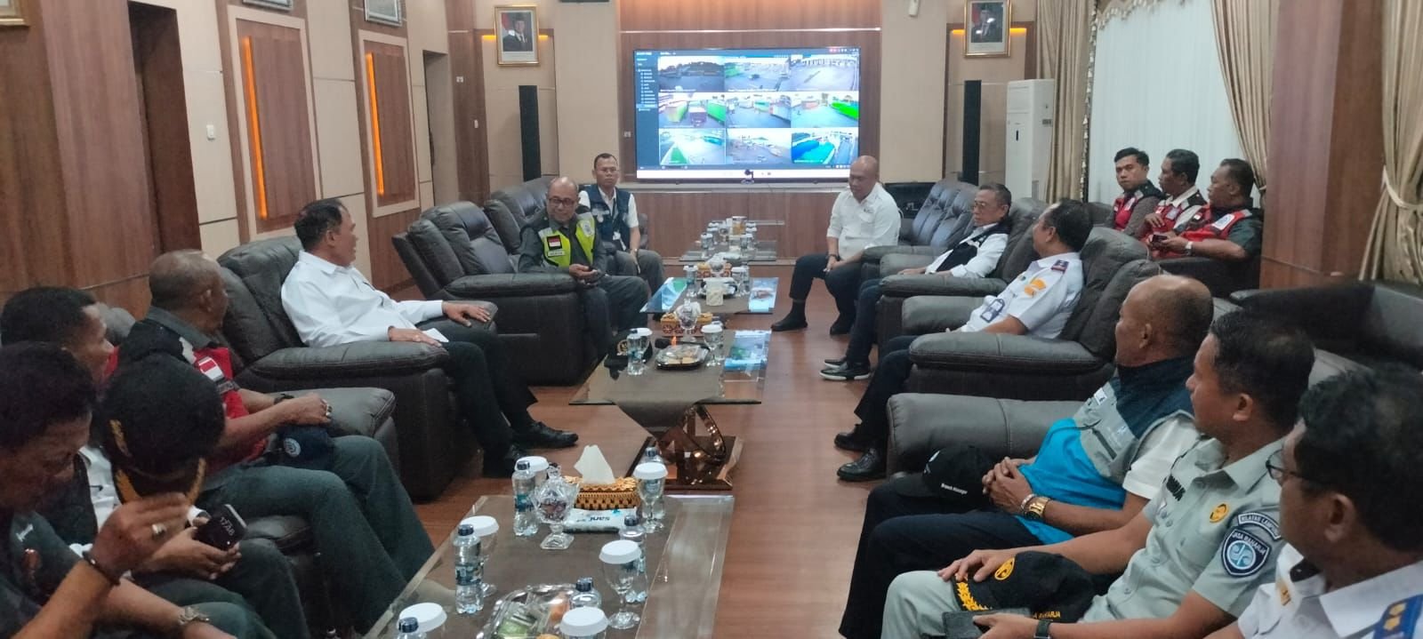 Jasa Raharja Lampung Hadiri Kunjungan Kapoksi Komisi VII DPR RI di Pelabuhan Bakauheni