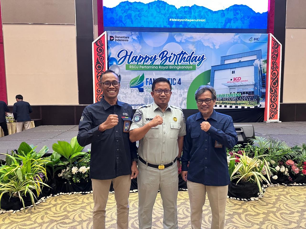 Sinergi Pelayanan, Jasa Raharja Sulsel Hadiri HUT ke-4 RSOJ Pertamina Royal Biringkanaya