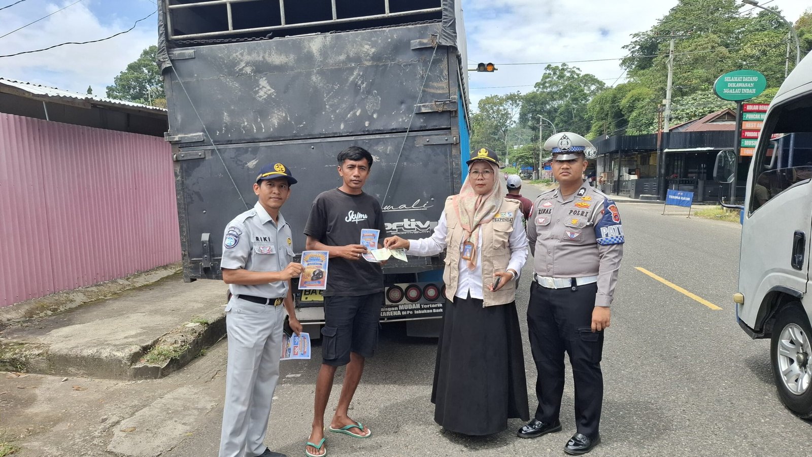 Jasa Raharja Sumbar Bersama Tim Pembina Samsat Payakumbuh Gelar Razia Gabungan, Dorong Kepatuhan Pajak dan Keselamatan Berlalu Lintas