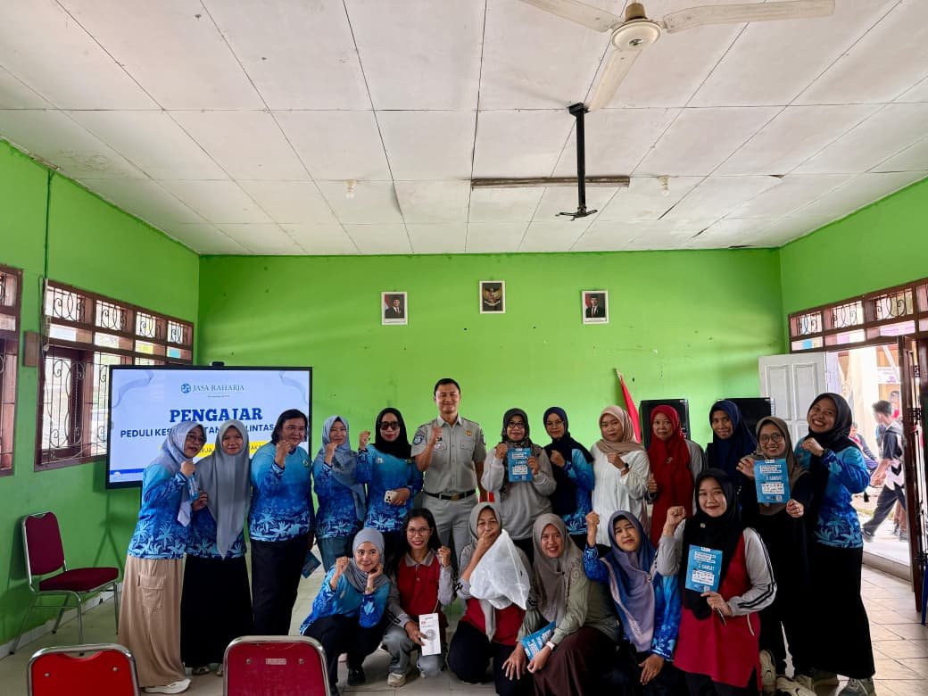 Perkuat Sinergi Keselamatan, Giat Pengajar Peduli Keselamatan Lalu Lintas (PPKL) Digelar di SMPN 1 Sambaliung