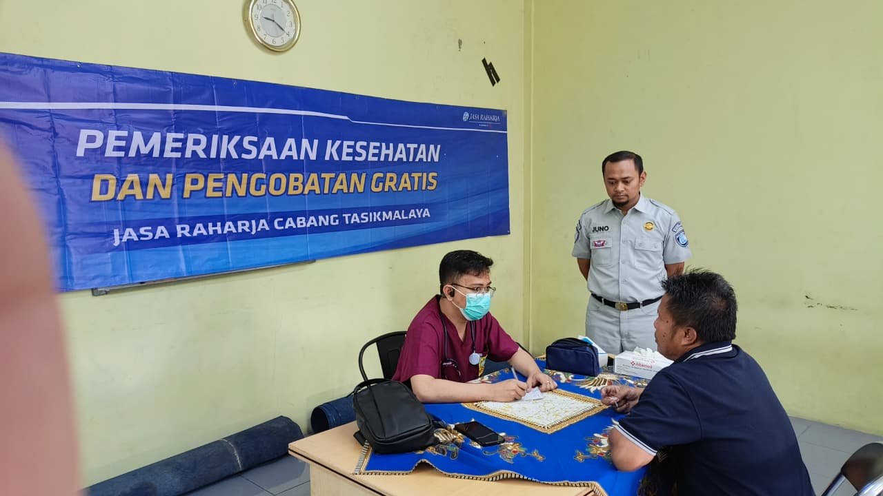 Jasa Raharja Cabang Tasikmalaya Gelar MUKL dengan Layanan Kesehatan Gratis bagi Kru PO Doa Ibu