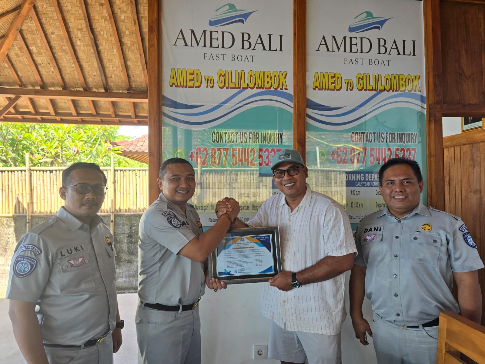 JR Cabang Singaraja dan PT Subali Samudra Tandatangani MoU Penerimaan IWKL Penumpang Amed Bali Fast Boat