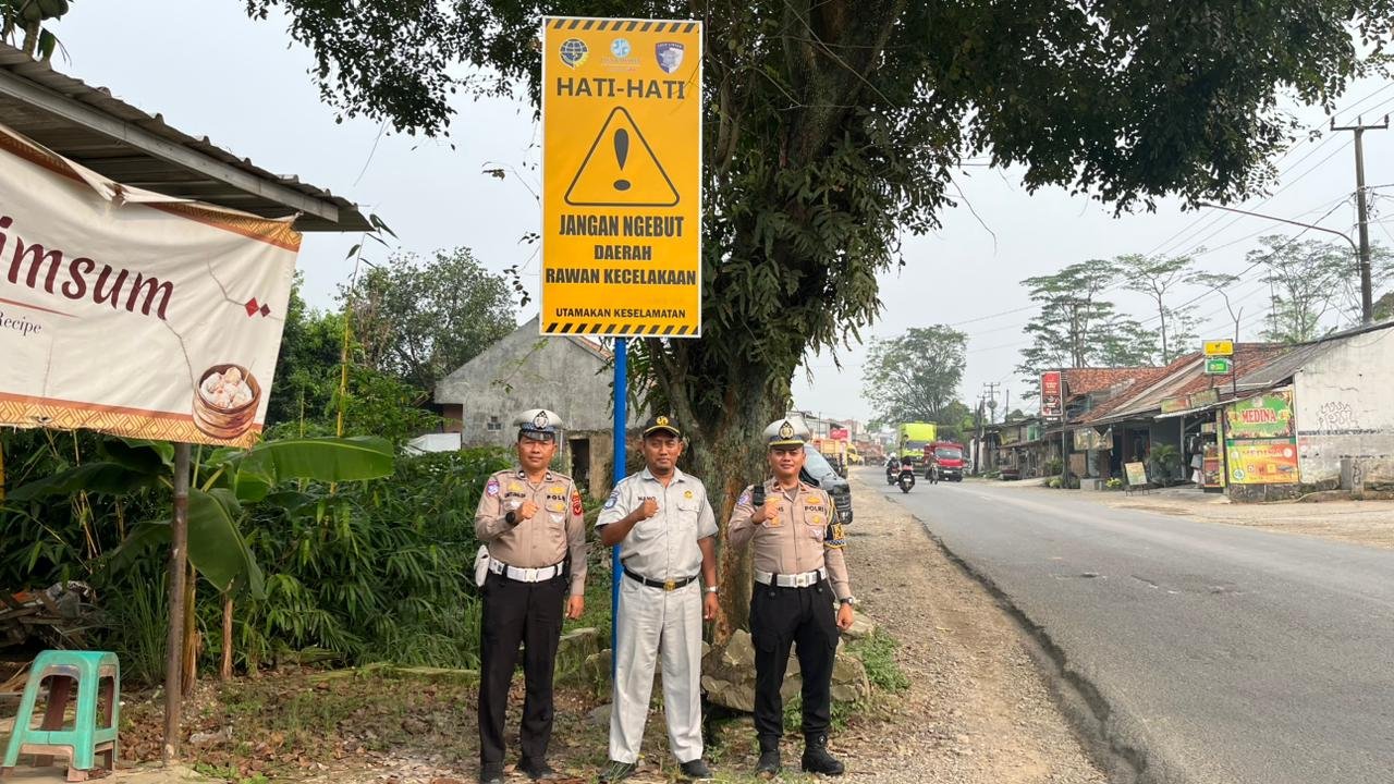 Jasa Raharja Purwakarta Gelar Safety Campaign dan Aksi Simpatik di Sukatani dan Babakancikao