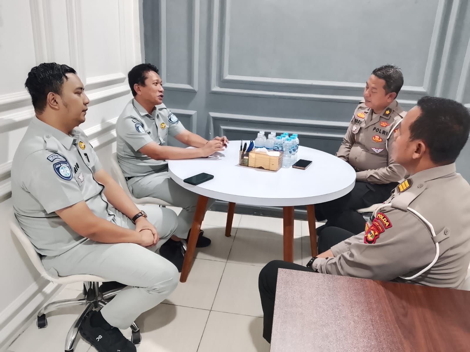 Koordinasi Bersama Ditlantas Polda Lampung, Perkuat Upaya Penurunan Fatalitas Korban Kecelakaan Lalu Lintas
