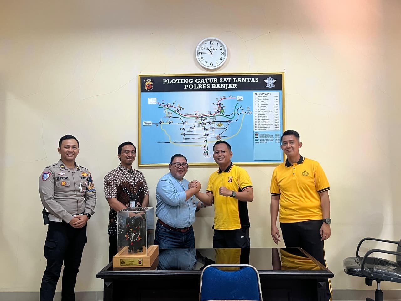 PT Jasa Raharja Perkuat Kolaborasi dengan Satlantas Polresta Banjar dalam Meningkatkan Keselamatan Berlalu Lintas