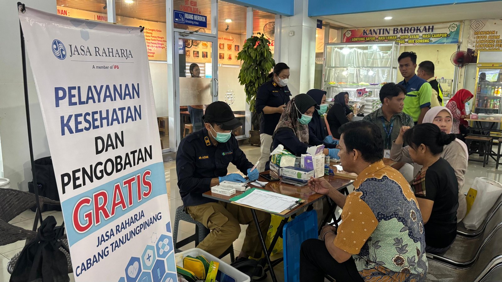 Jasa Raharja Gelar Pemeriksaan Kesehatan Gratis dan Peningkatan Kepatuhan Pajak di Pelabuhan SBP Tanjungpinang
