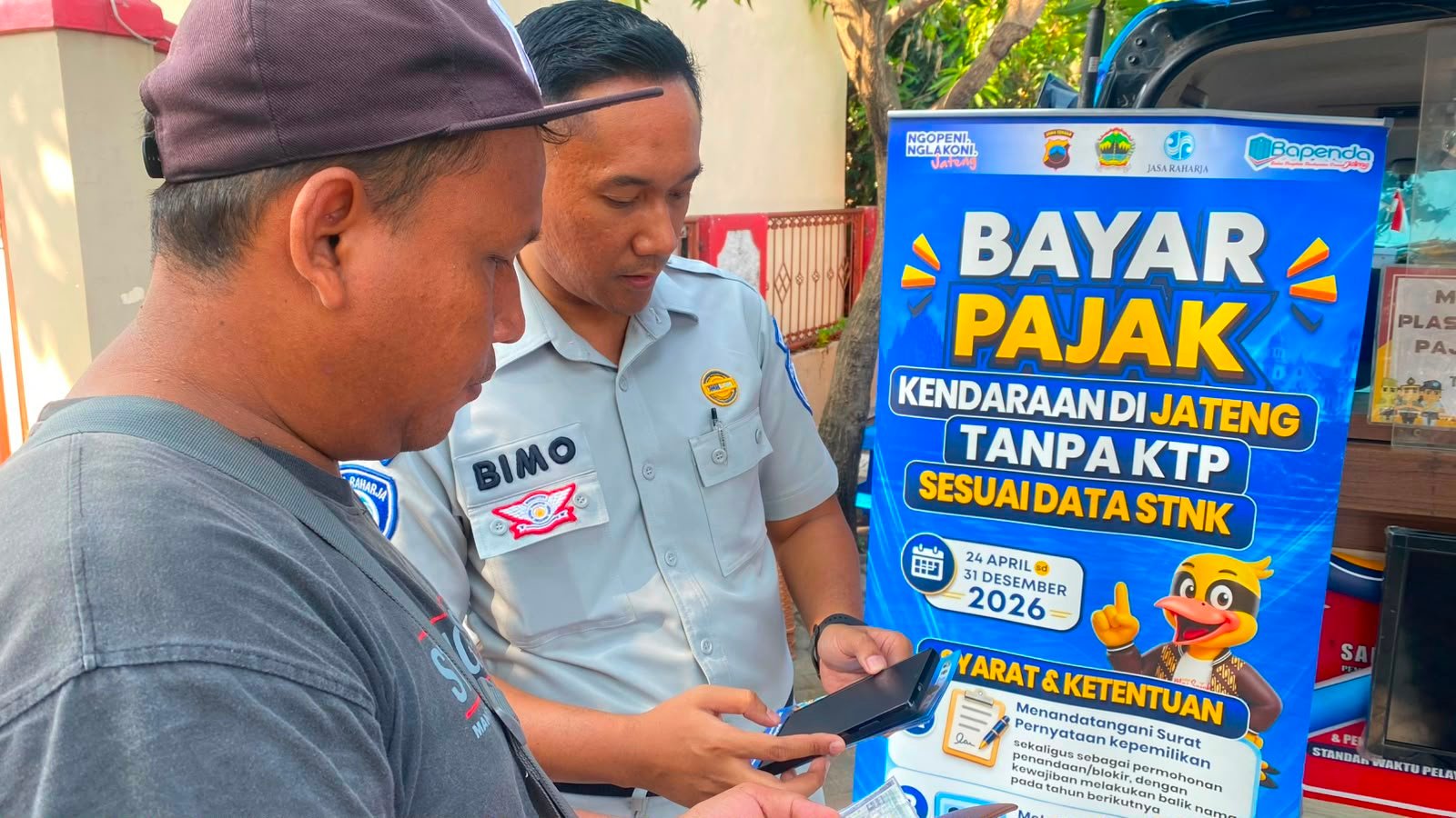 Hadir di Bazar UMKM Pandean Lamper, Jasa Raharja dan Samsat Semarang I Dekatkan Layanan Pajak Kendaraan kepada Masyarakat