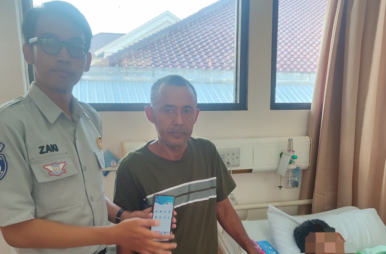 Berikan Kepastian Jaminan Perlindungan, Jasa Raharja Samsat Bangil Kunjungi Korban Laka di RSUD Bangil Sekaligus Sosialisasikan JRku