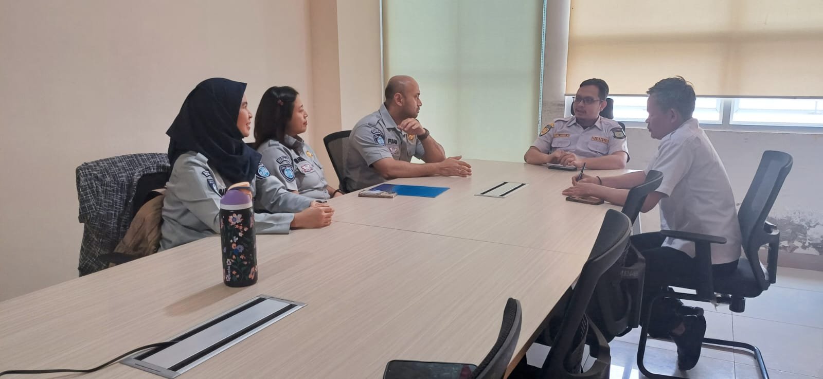 Jasa Raharja Lindungi Masyarakat Pengguna Transportasi Umum Rekonsiliasi Data Kendaraan di Dishub Kota Tangsel