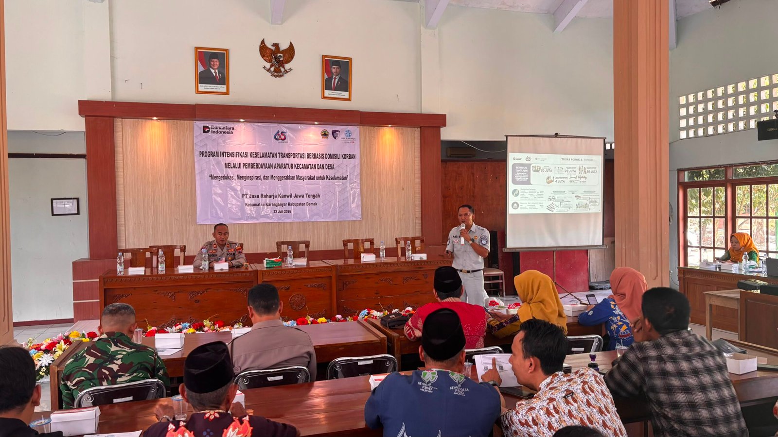 Jasa Raharja Ajak Perangkat Desa Tingkatkan Penerapan Perilaku Kesadaran Lalu Lintas Kepada Masyarakat