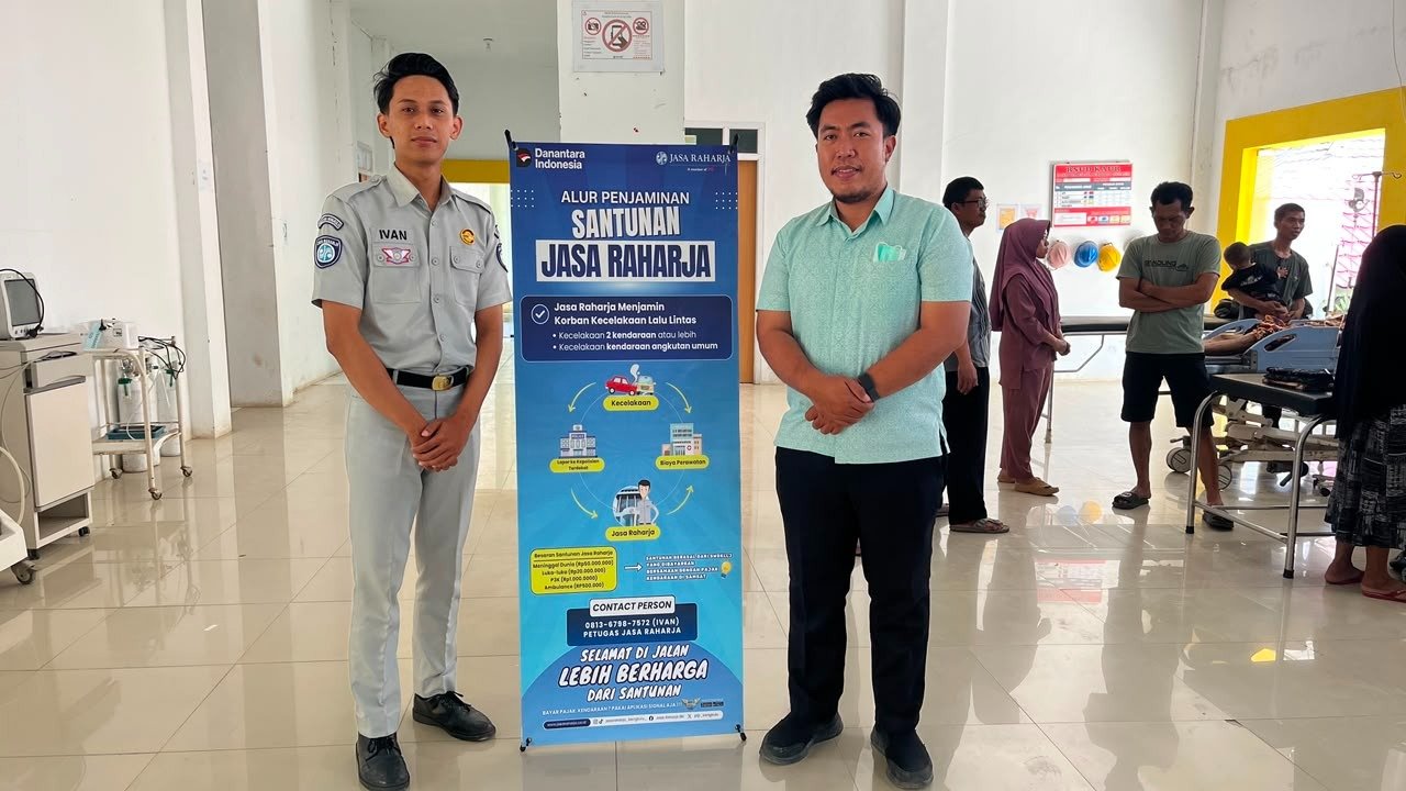 PJJR Samsat Kaur Perkuat Kolaborasi dengan Fasilitas Kesehatan Melalui Silaturahmi, Monitoring Korban Laka, dan Penyerahan Banner Alur Penjaminan