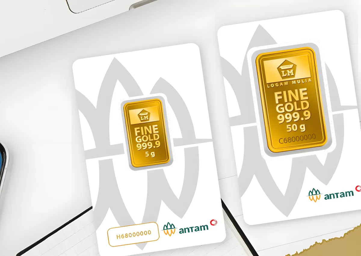 Emas Antam Naik Rp10.000, Harga Jual Capai Rp2,622 Juta per Gram