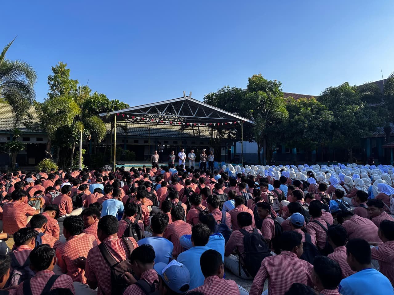 Jasa Raharja Bima Gencarkan Sosialisasi Keselamatan Berkendara dan Kepatuhan Lalu Lintas di Dompu