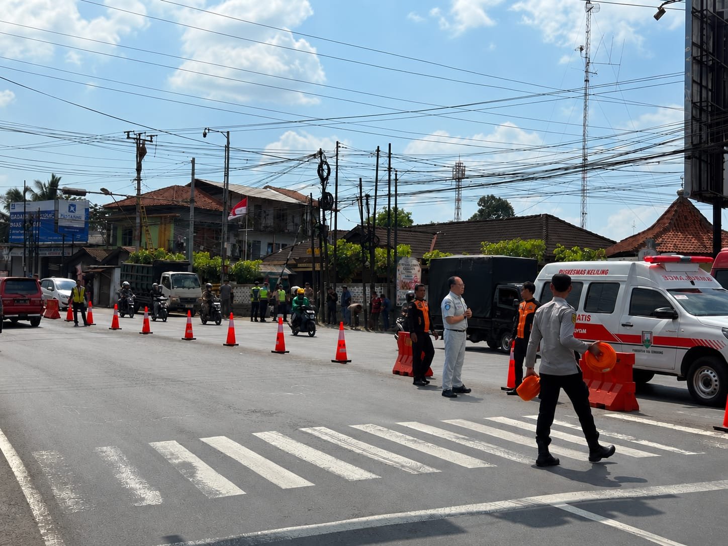 Uji Coba Rekayasa Arus Lalu Lintas Guna Pencegahan Kecelakaan di Kecamatan Bergas Kabupaten Semarang