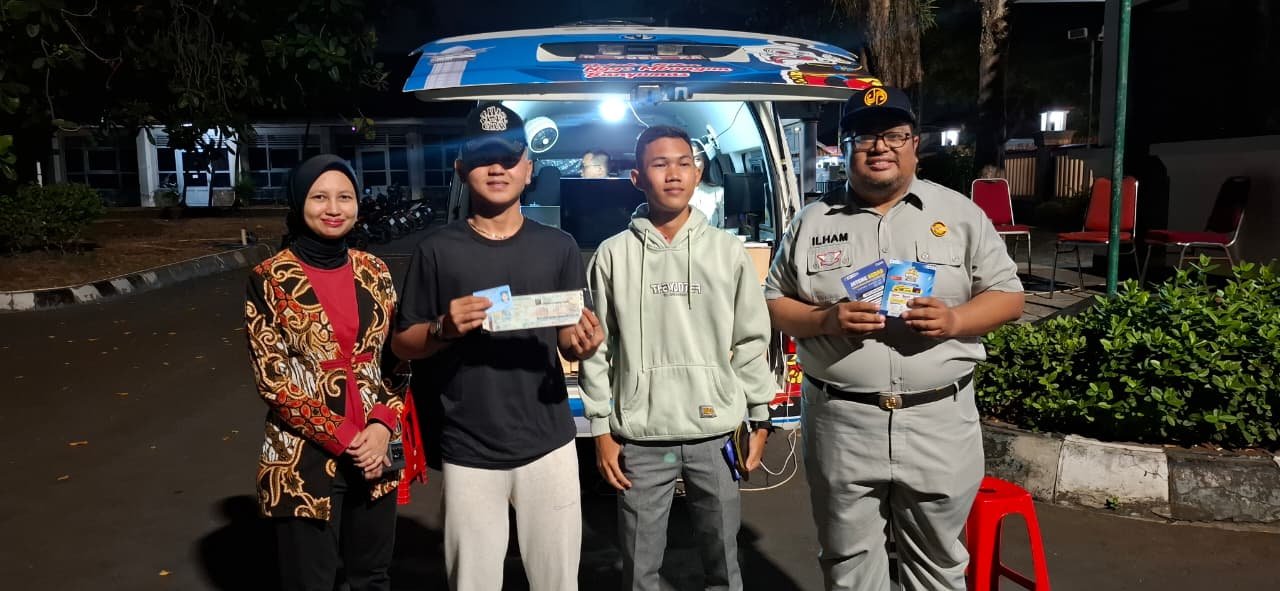 Tim Pembina Samsat Purwokerto Gelar Operasi Gabungan dan Sosialisasikan Program Samsat Jateng Bebas Denda Administratif