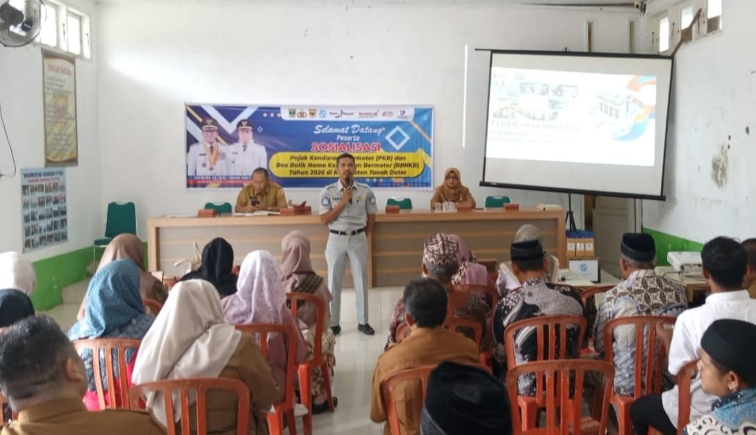 Jasa Raharja Sumbar Bersama Tim Pembina Samsat Gelar Sosialisasi Kesamsatan dan Safety Riding di Sungayang